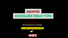 Samvid Scholars Program Essay Tips