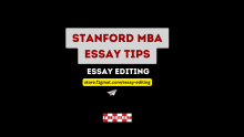 Stanford MBA Essay Tips